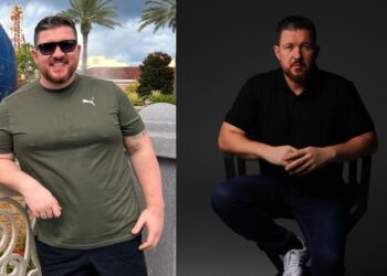 Apresentador do Cola Mais Podcast elimina 32kg e inspira seguidores com transformação radical