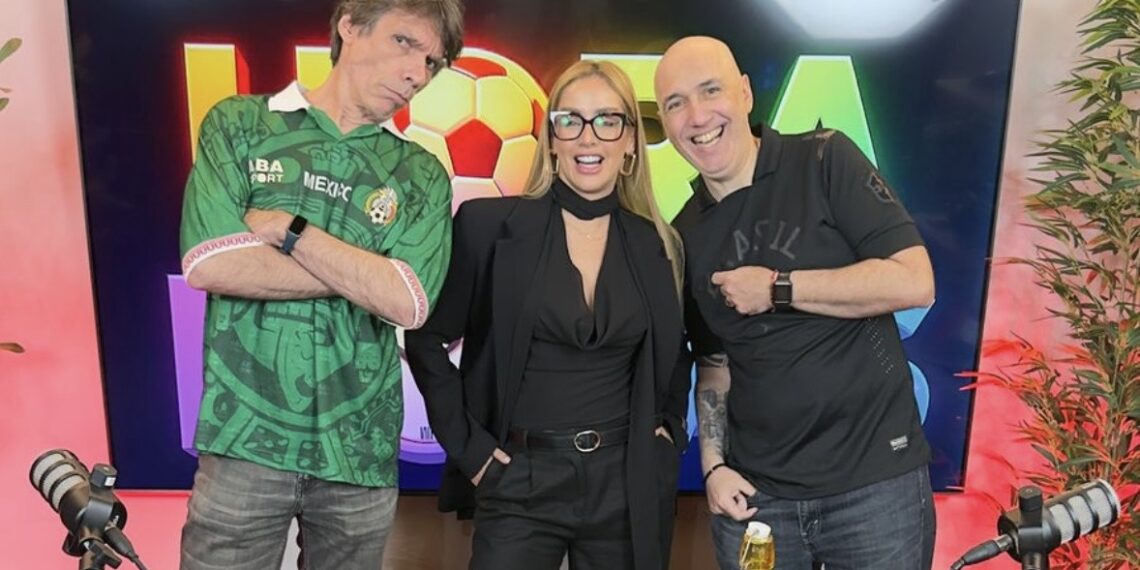 Franklin David e o marido Vitor Vianna participam do Hora Bolas Podcast