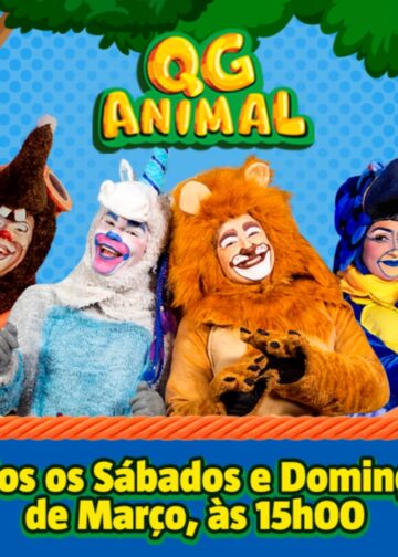 Fenômeno do YouTube com 15 milhões de views, QG Animal chega ao Teatro Multiplan com show interativo para toda a família
