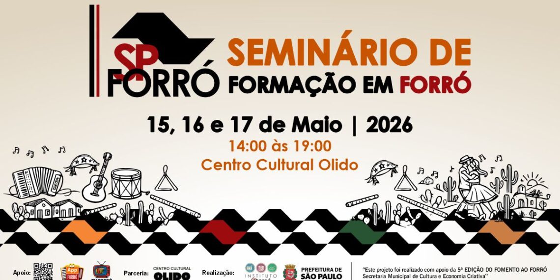 São Paulo recebe Seminário de Formação em Forró com três dias de programação gratuita