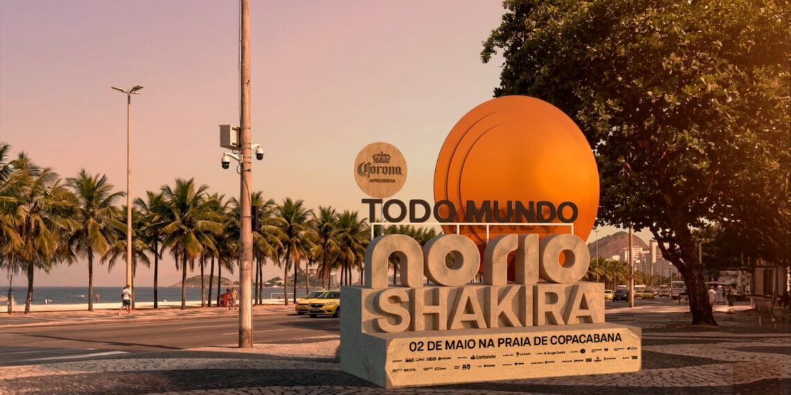 Agencia criativa da Bonus Track, Mango projeta escultura de areia para o Todo Mundo no Rio