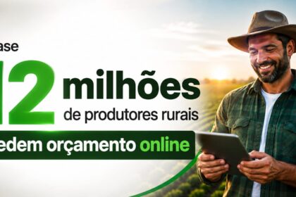 Quase 12 milhões de produtores rurais pedem orçamento online