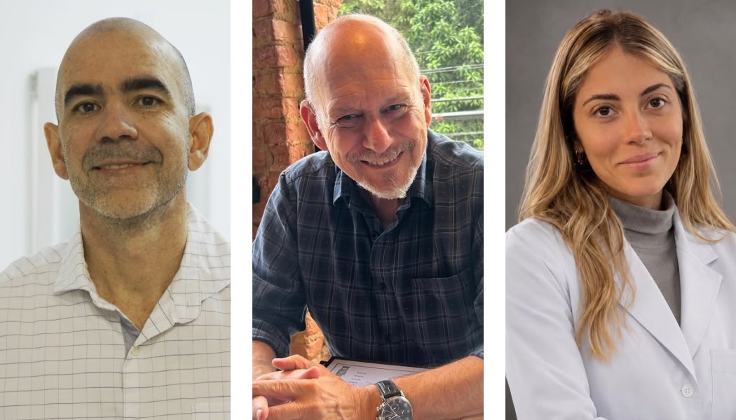 Os médicos Marco Orsini e Eduardo Morsch de Mello, e a pesquisadora Eduarda Iennaco.