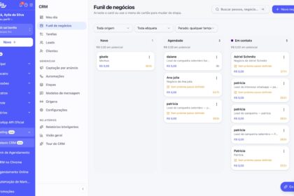 Belasis integra CRM à plataforma e leva funil de vendas a salões e clínicas