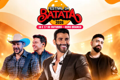 Gusttavo Lima leva ao 40º Festival da Batata o guindaste que virou marca registrada de seus shows