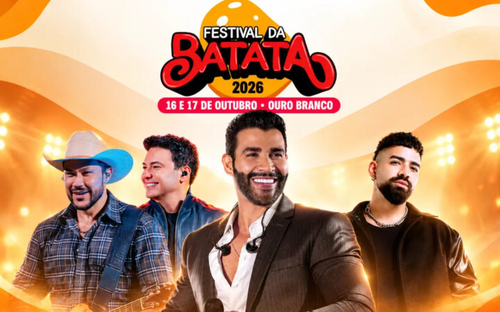 Gusttavo Lima leva ao 40º Festival da Batata o guindaste que virou marca registrada de seus shows
