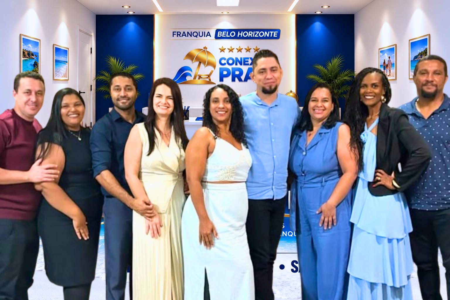 Proprietários das primeiras franquias da Conexão Praia.